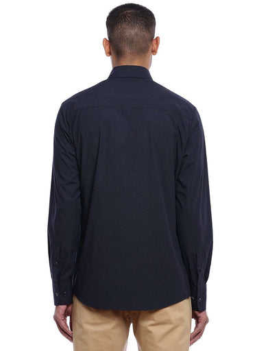 Navy Blue Mens Cotton Shirt