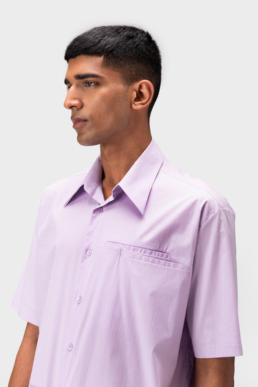 Mens Shirt With Asymmetrical Pockets