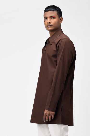 Mens Kurta With Thread Highlights