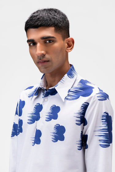 Abstract Florals Mens Kurta