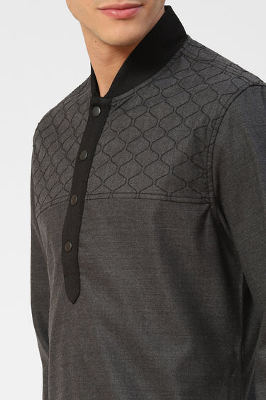 Embroidered Woolen Mens Kurta