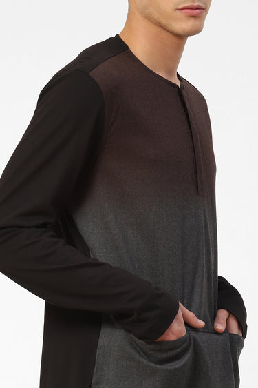 Ombre Woolen Mens Kurta