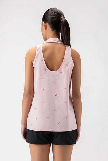 Genes Monogrammed Sleeveless Top