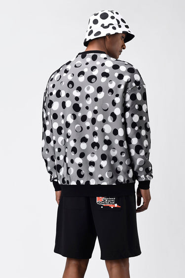 Polka Dot Tulle Mens Sweatshirt