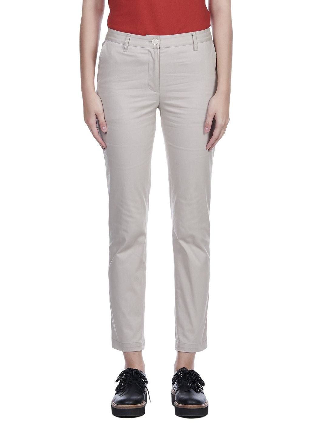 Buy Viosfaira Women Trousers Relaxed Straight Leg Flared High-Rise Non Iron  Online at Best Prices in India - JioMart.