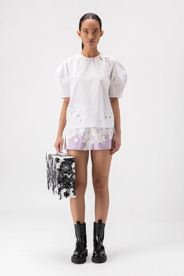 Full Bloom Womens Linen Shorts