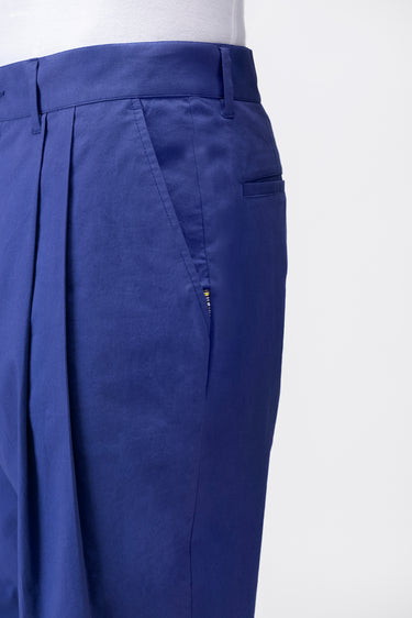 Mens Pleated Trousers