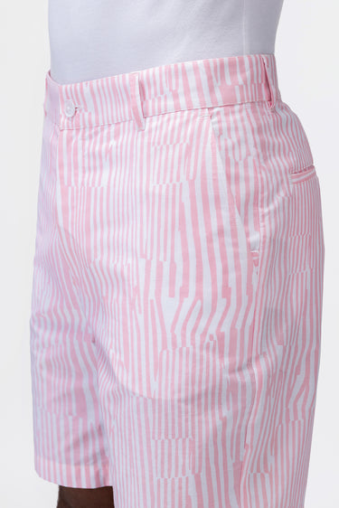 Printed Linen Mens Shorts