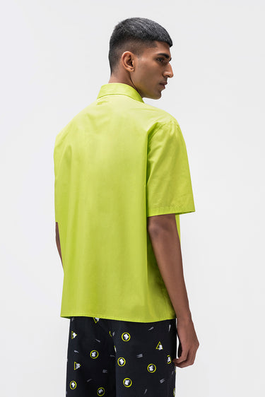 Mens Shirt With Asymmetrical Pockets